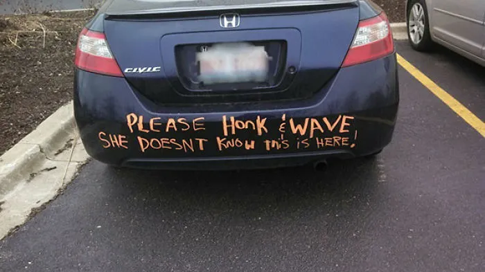 A Harmless Prank My Friend's Boyfriend Played On Her. She Was Confused The Whole Way To Work