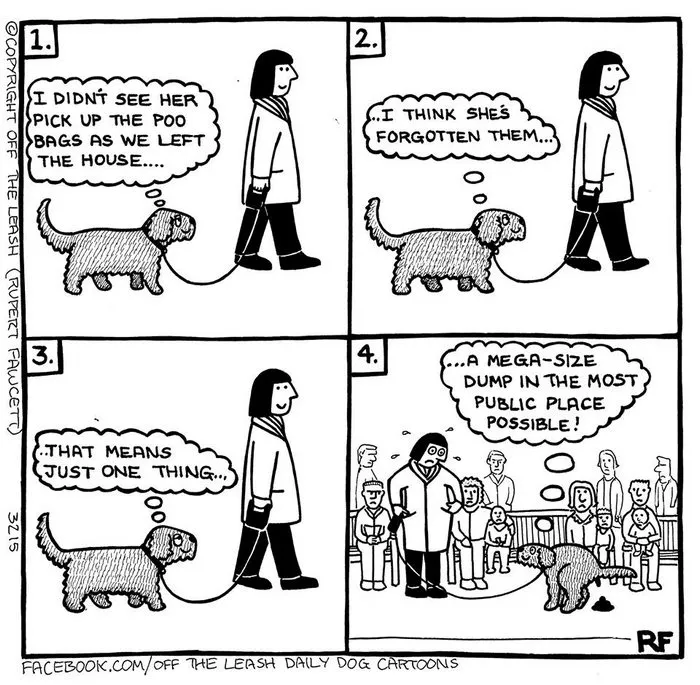 94 Hilarious Comics About Life With Dogs By "Off The Leash"