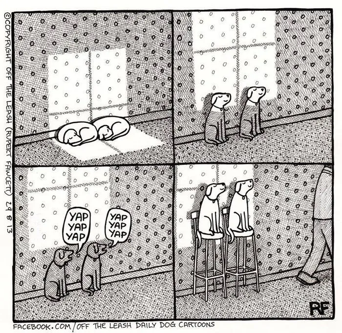 94 Hilarious Comics About Life With Dogs By "Off The Leash"