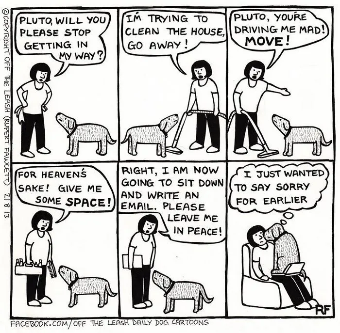 94 Hilarious Comics About Life With Dogs By "Off The Leash"