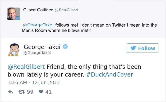 28 Of The Most Savage Comebacks By George Takei