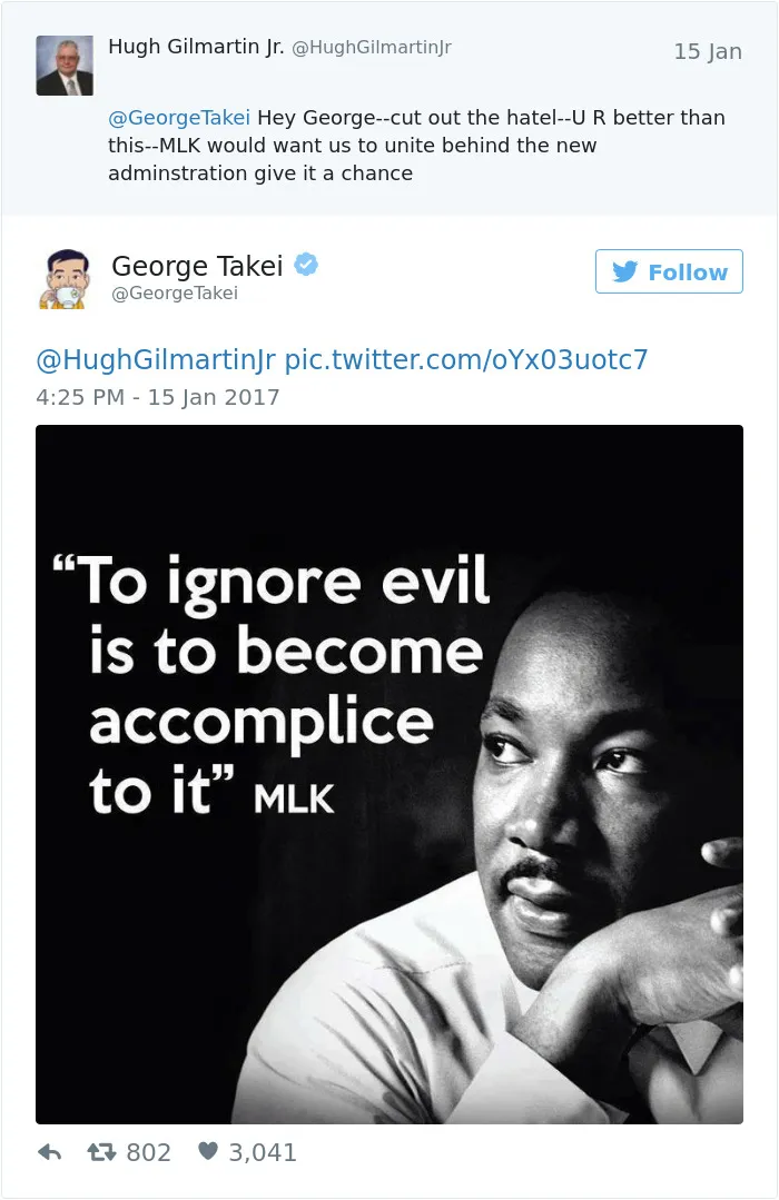 28 Of The Most Savage Comebacks By George Takei