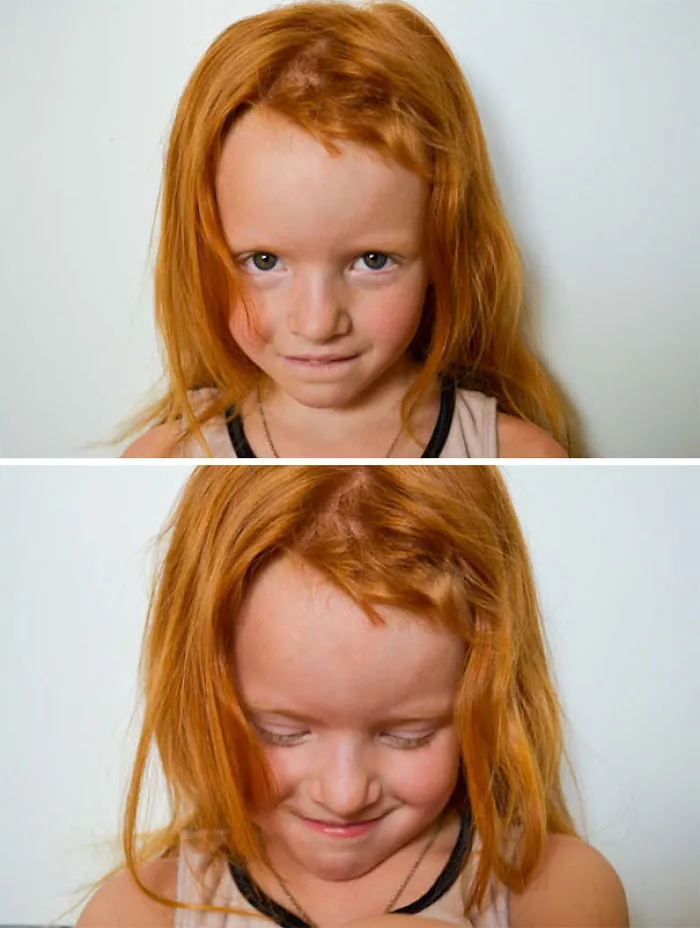 Yesterday Gemma Got A Pair Of Kid’s Scissors And Clipped The Front Part Of Her Hair Off