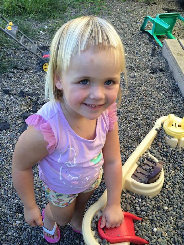 Look Who Cut Her Own Hair!