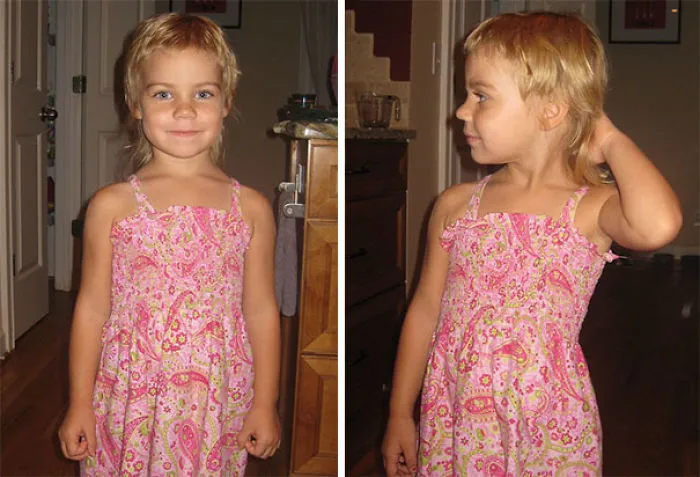 Keira Cut Her Own Hair!
