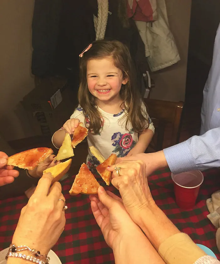 We Told Our 3yr Old That New Years Is Special Because You Get To Toast To A New Year. A Few Hours Later She Said "Are We Gonna Make Toast Now?!" And Thus A New Years Day Tradition Was Born