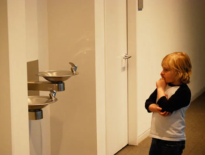 Took My Son To A Modern Art Museum And Told Him That He Needs To Really Think About The Art And What They Are Trying To Say. I Am Not Sure, But I Think I Have A Smartass On My Hands