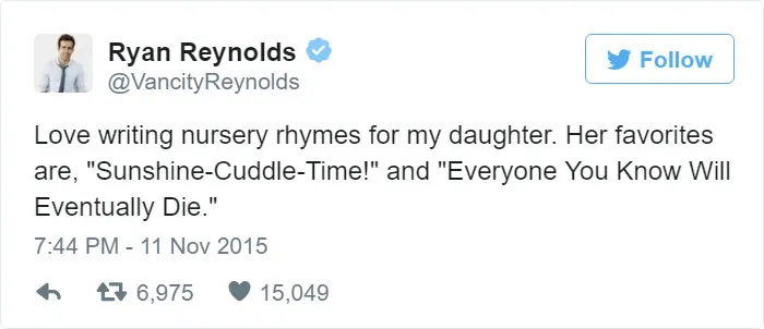 93 Times Ryan Reynolds Was The King Of Twitter
