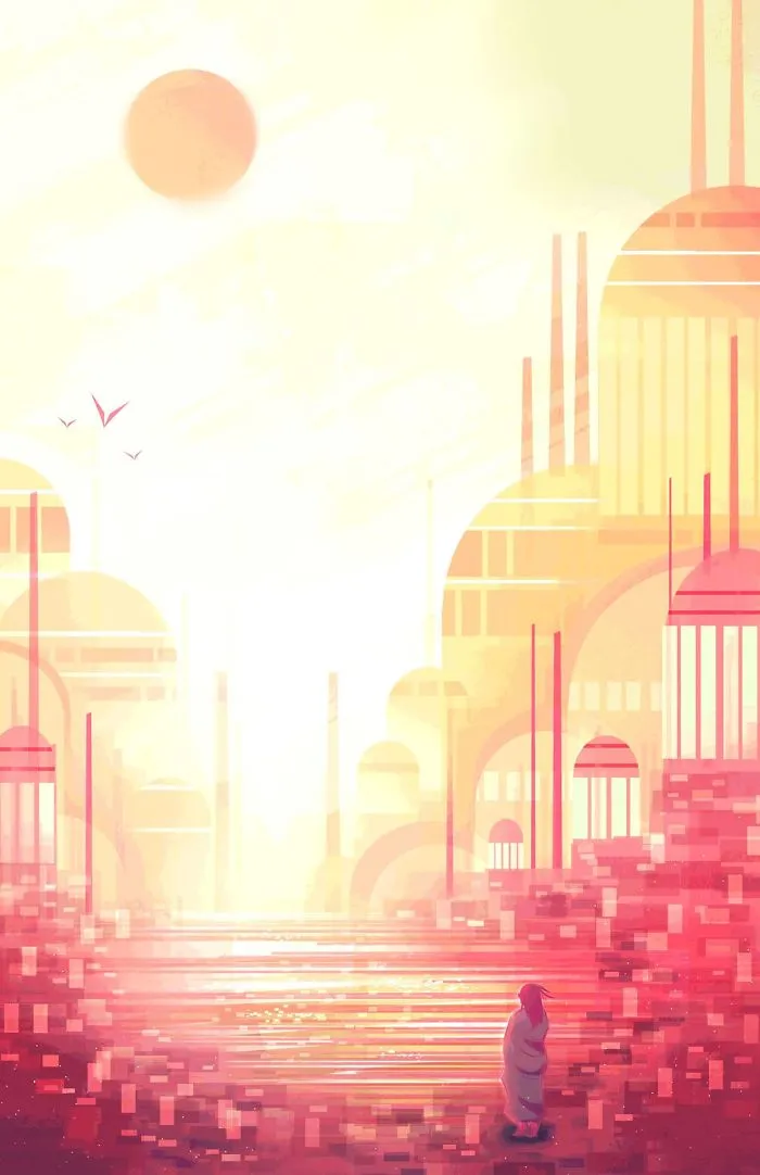 Geometric Cityscapes And Landscapes By Illustrator Scott Uminga