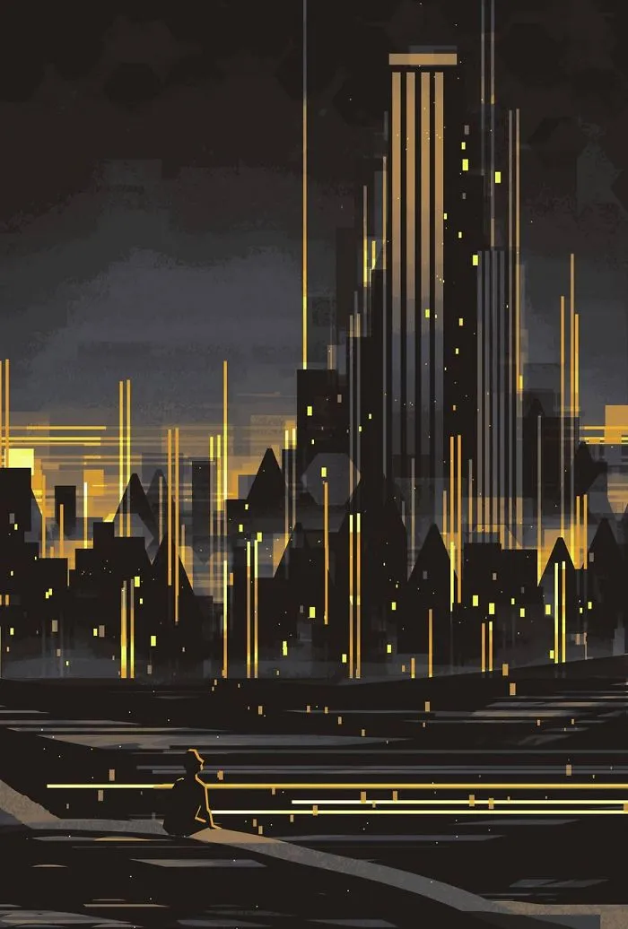 Geometric Cityscapes And Landscapes By Illustrator Scott Uminga