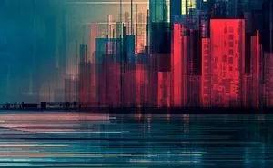 Geometric Cityscapes And Landscapes By Illustrator Scott Uminga