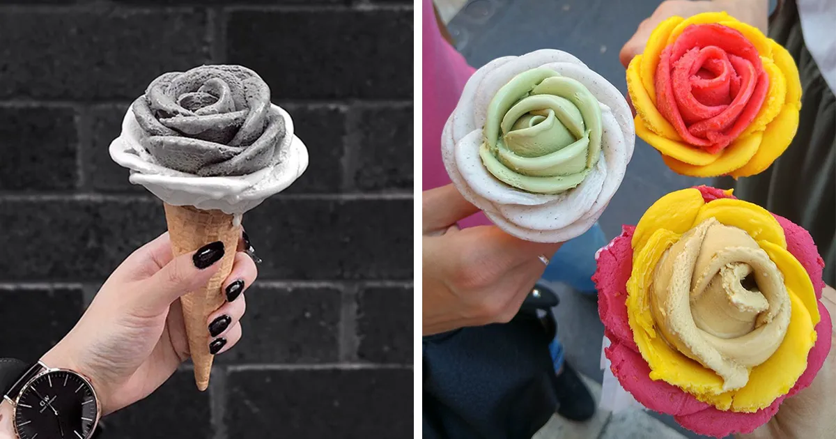 La última tendencia son las flores de helado, ¡mejores que las flores de verdad!