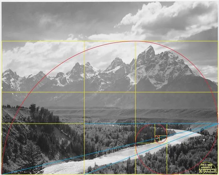 What Happens When You Draw The Golden Ratio On Ansel Adams' Photos