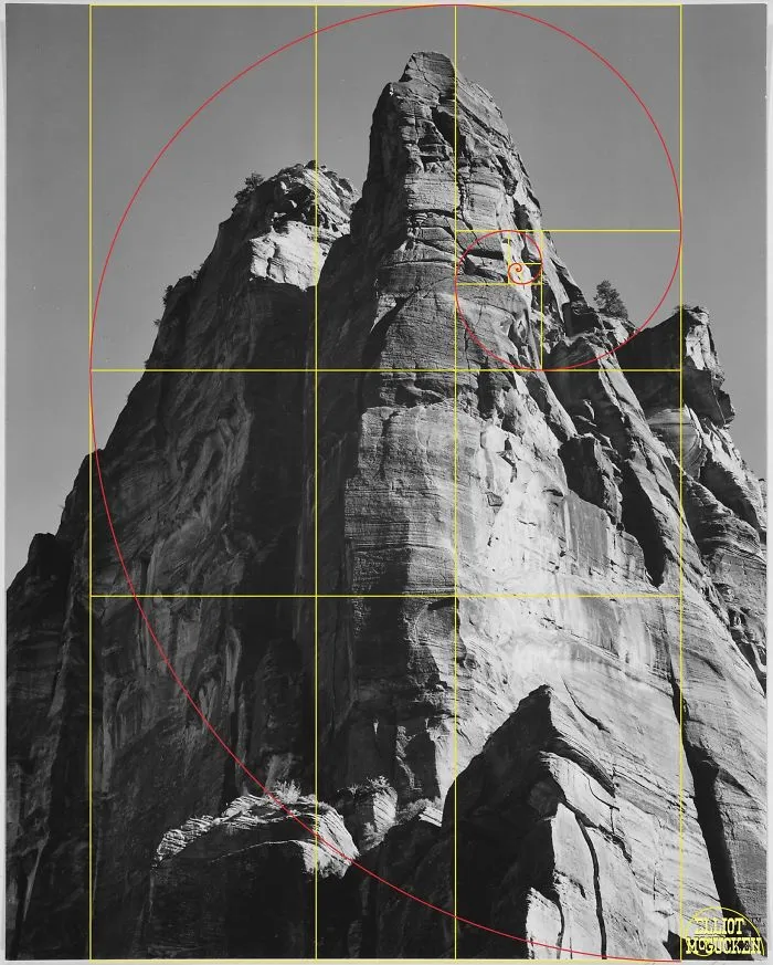 What Happens When You Draw The Golden Ratio On Ansel Adams' Photos