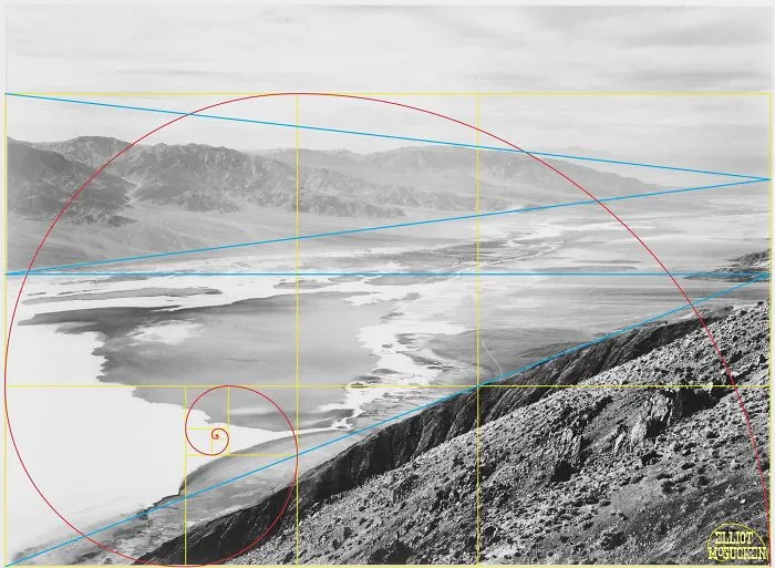What Happens When You Draw The Golden Ratio On Ansel Adams' Photos