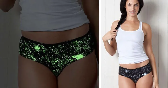 Glow-In-The-Dark Galactic Underwear
