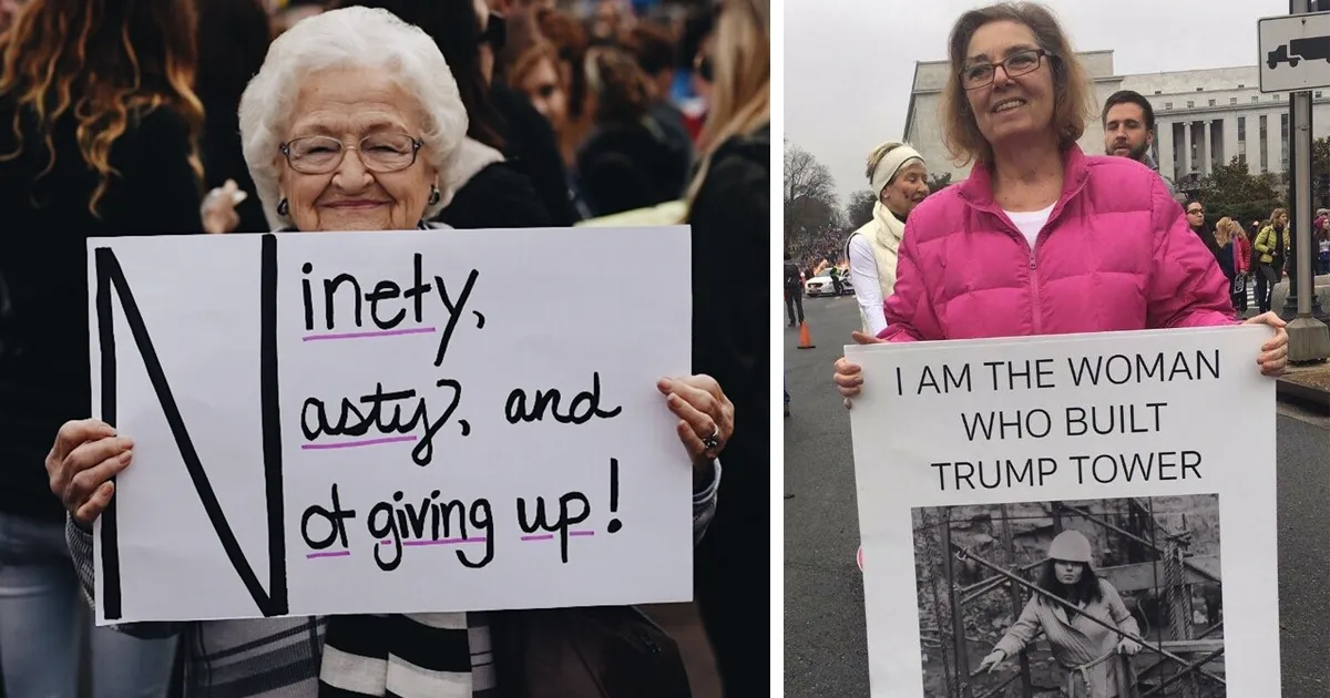 15 Abuelas que no se pueden creer que aún tengan que manifestarse por los derechos de las mujeres