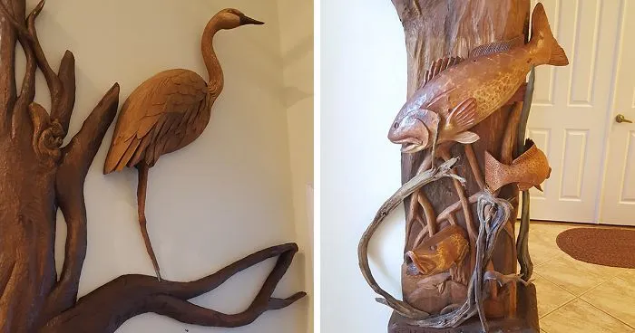 I Hand-Carved This "Nature Tree"