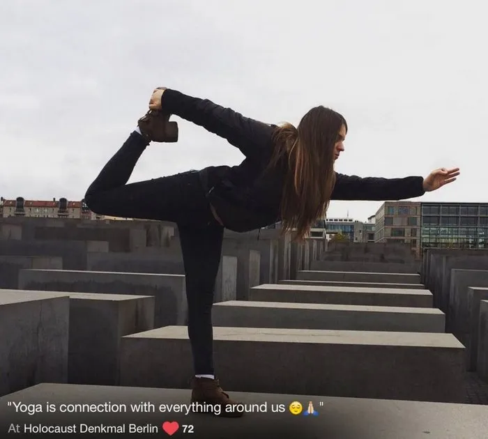 Holocaust Memorial Selfies