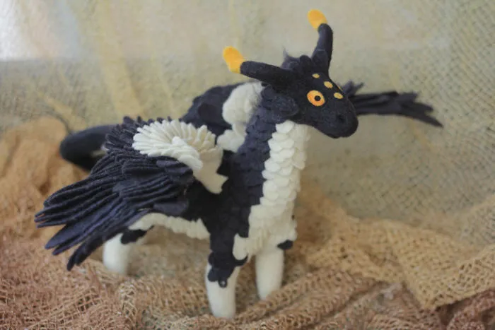 Felt Dragons By Russian Artist Alena Bobrova