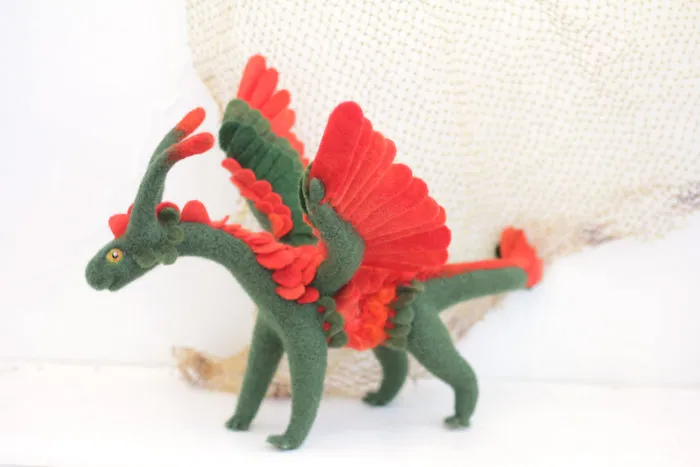 Felt Dragons By Russian Artist Alena Bobrova