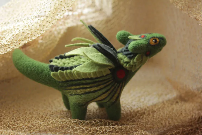 Felt Dragons By Russian Artist Alena Bobrova