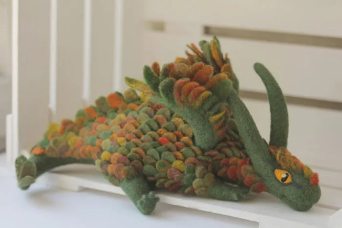 Felt Dragons By Russian Artist Alena Bobrova