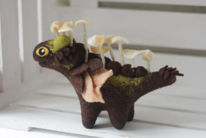 Felt Dragons By Russian Artist Alena Bobrova