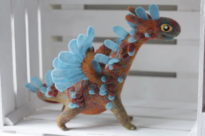 Felt Dragons By Russian Artist Alena Bobrova