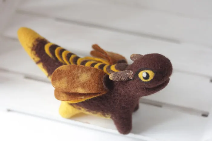 Felt Dragons By Russian Artist Alena Bobrova