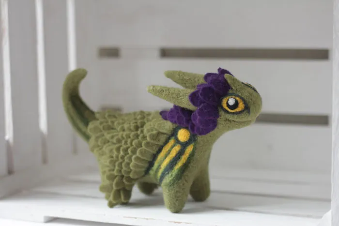 Felt Dragons By Russian Artist Alena Bobrova
