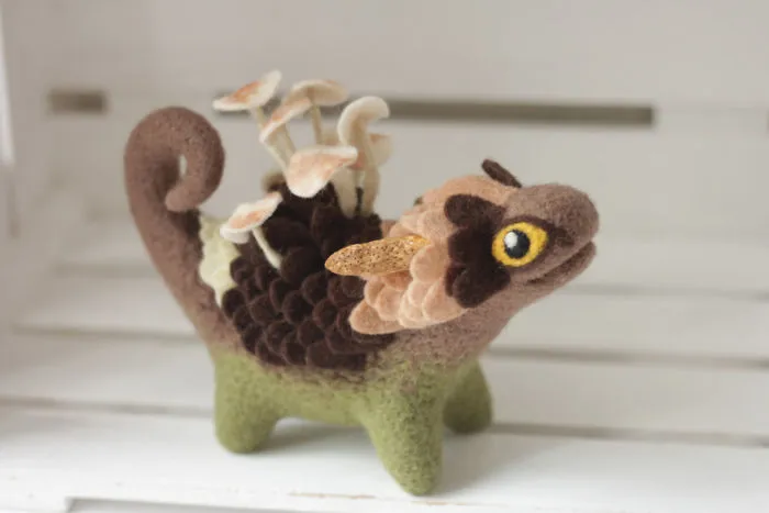 Felt Dragons By Russian Artist Alena Bobrova