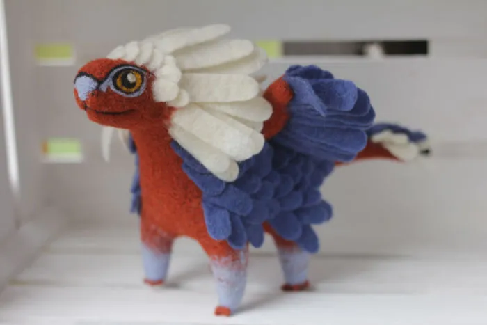 Felt Dragons By Russian Artist Alena Bobrova