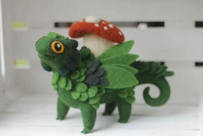 Felt Dragons By Russian Artist Alena Bobrova
