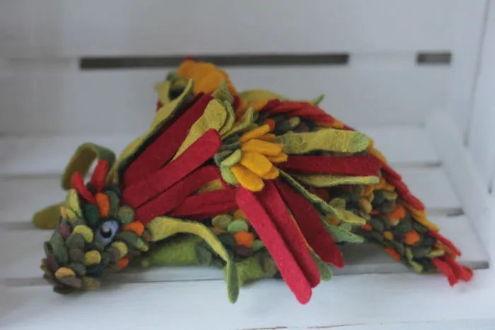 Felt Dragons By Russian Artist Alena Bobrova
