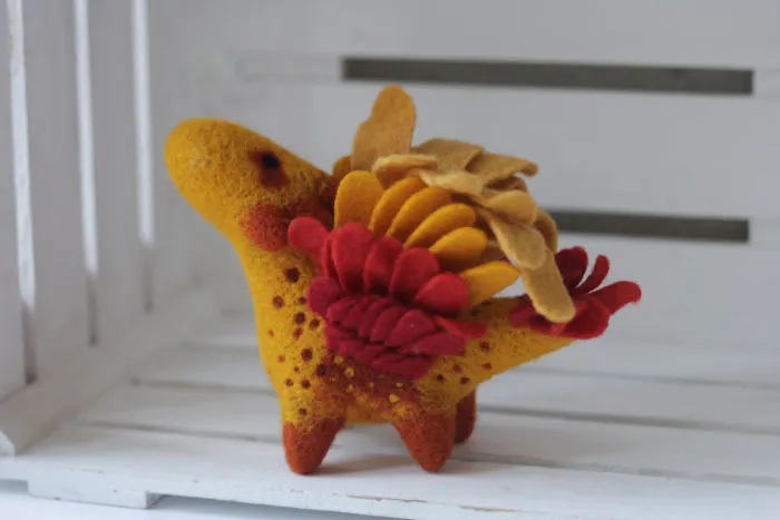 Felt Dragons By Russian Artist Alena Bobrova