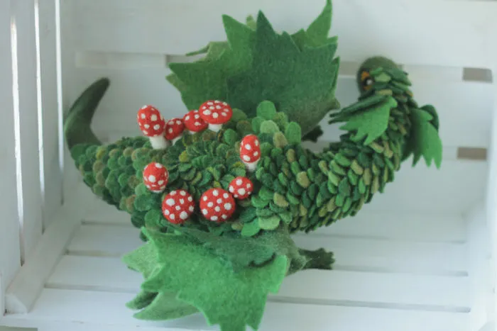Felt Dragons By Russian Artist Alena Bobrova