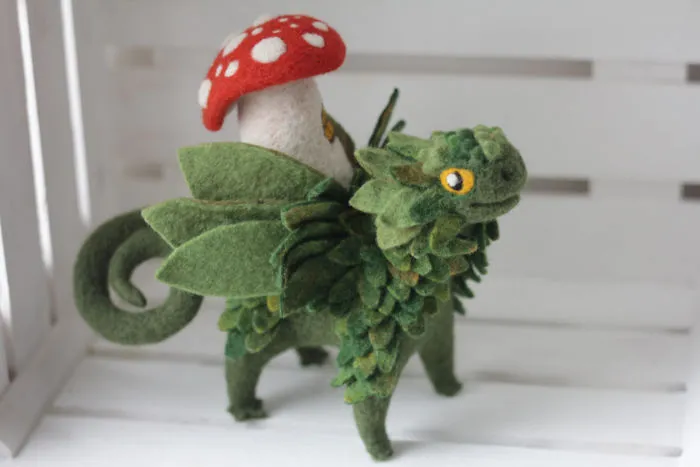 Felt Dragons By Russian Artist Alena Bobrova