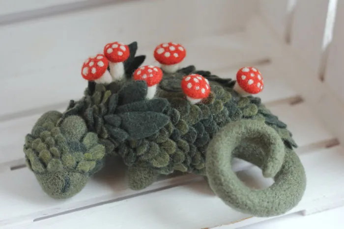Felt Dragons By Russian Artist Alena Bobrova