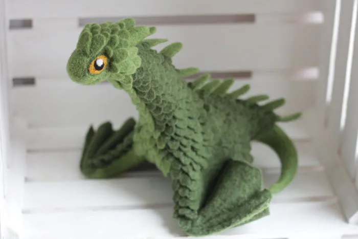Felt Dragons By Russian Artist Alena Bobrova