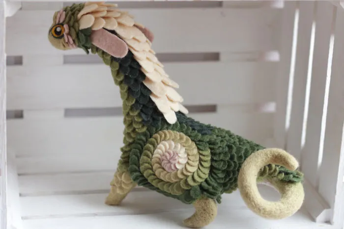 Felt Dragons By Russian Artist Alena Bobrova