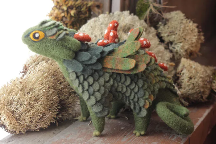 Felt Dragons By Russian Artist Alena Bobrova