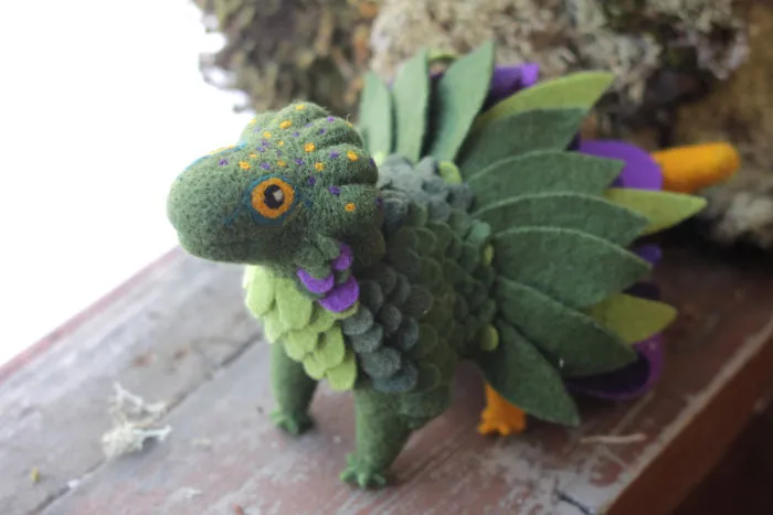 Felt Dragons By Russian Artist Alena Bobrova