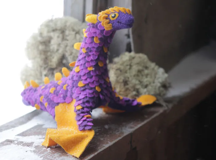 Felt Dragons By Russian Artist Alena Bobrova