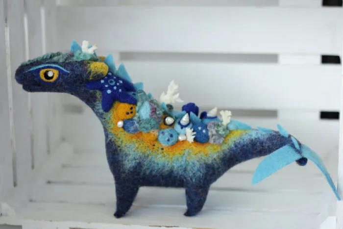 Felt Dragons By Russian Artist Alena Bobrova
