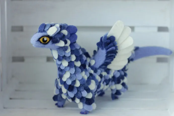 Felt Dragons By Russian Artist Alena Bobrova