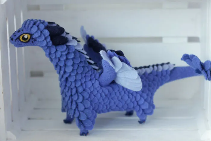 Felt Dragons By Russian Artist Alena Bobrova
