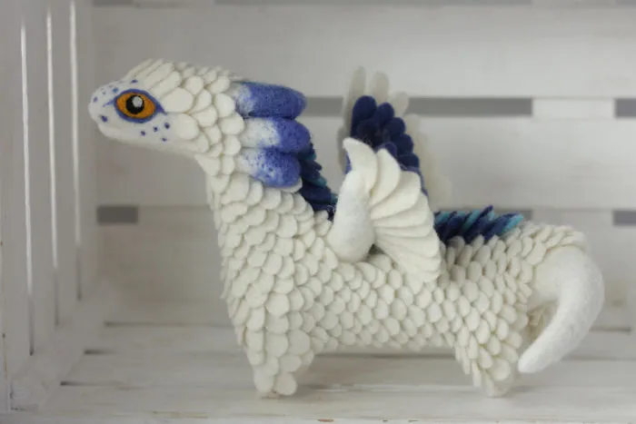 Felt Dragons By Russian Artist Alena Bobrova