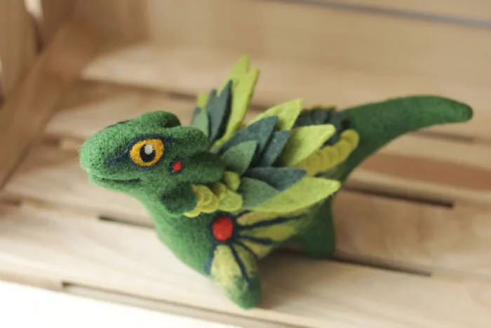 Felt Dragons By Russian Artist Alena Bobrova