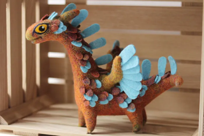 Felt Dragons By Russian Artist Alena Bobrova